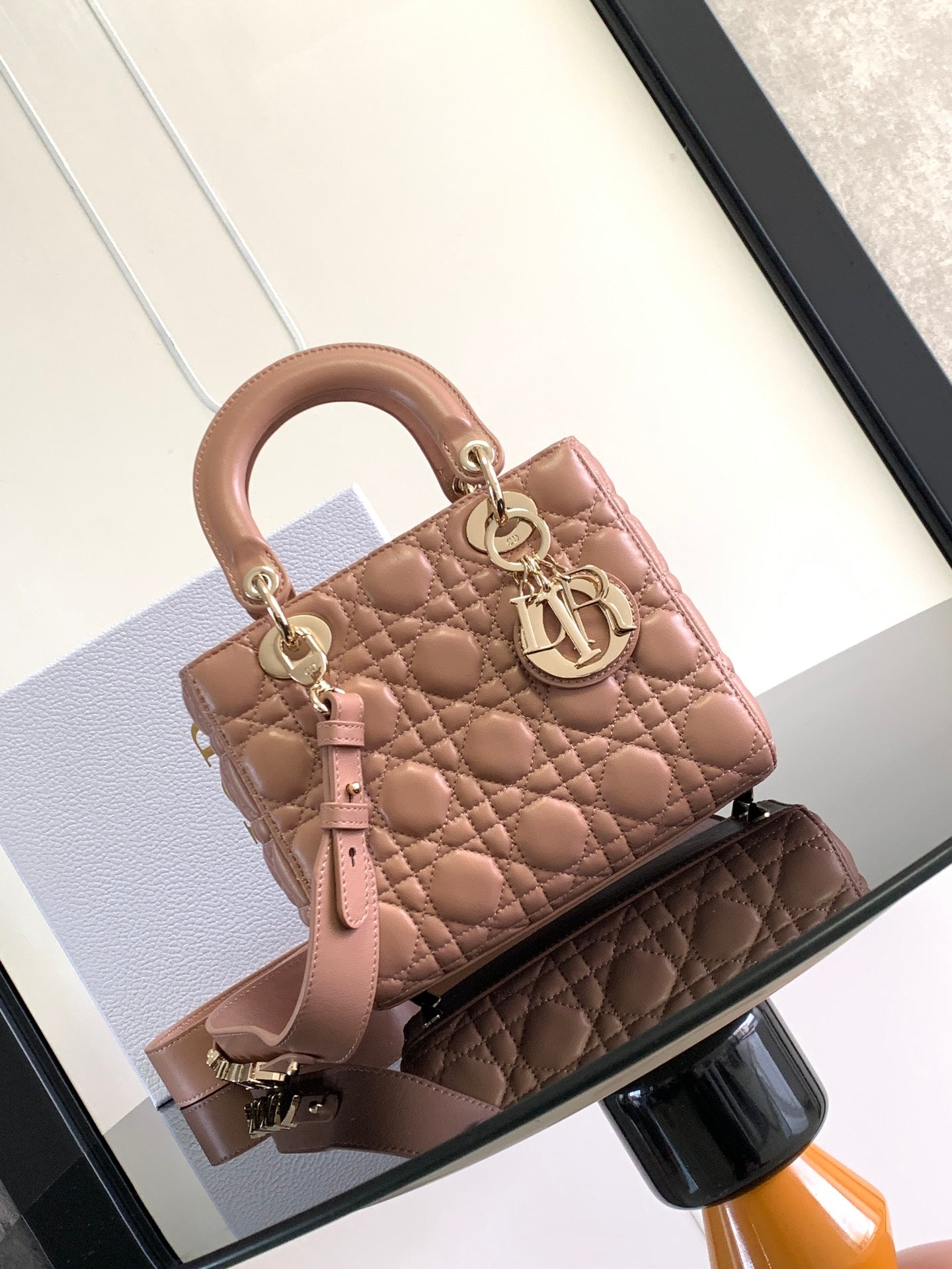 Classic Quilted Top Handle Bag