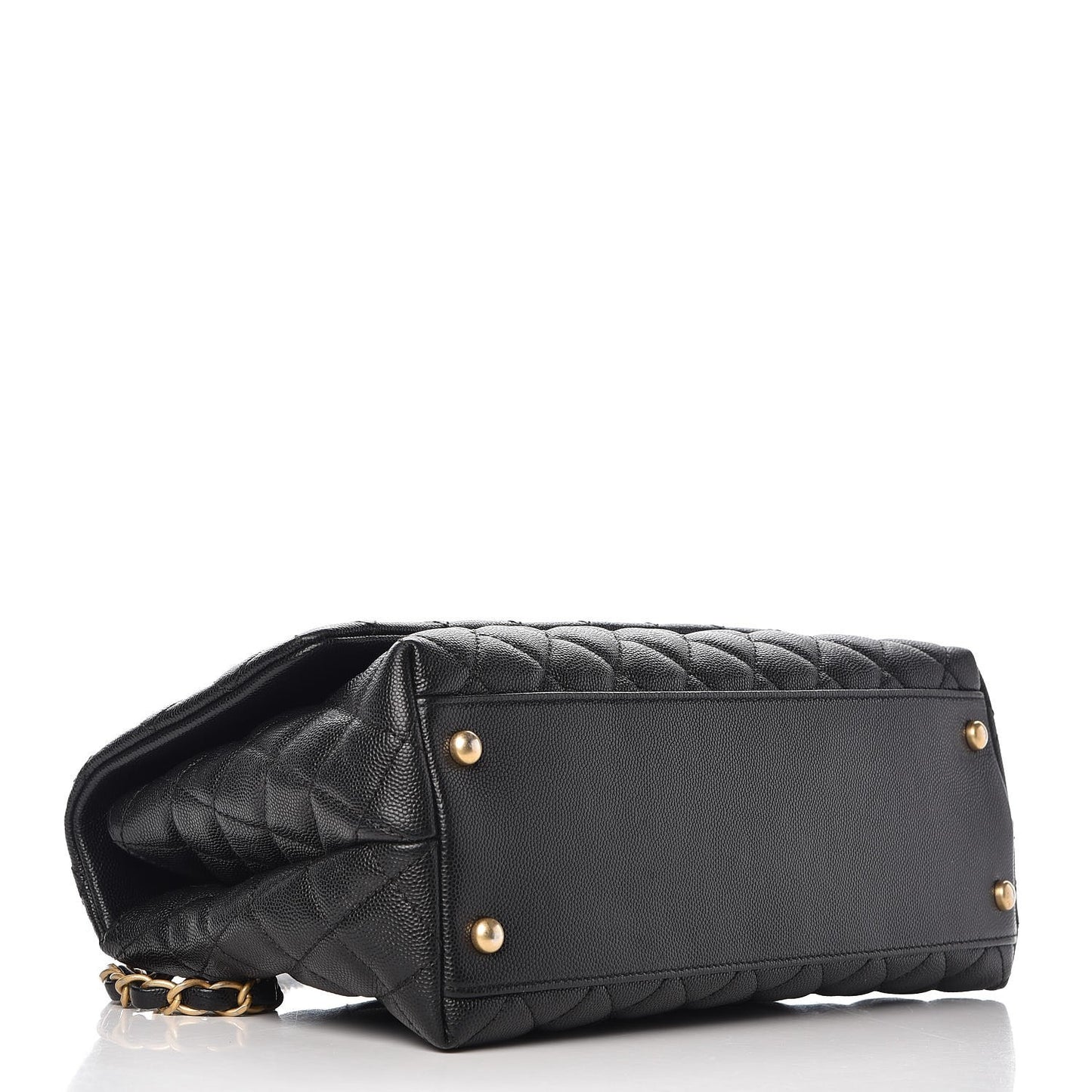 Chanel Caviar Quilted Coco Handle Small LGHW