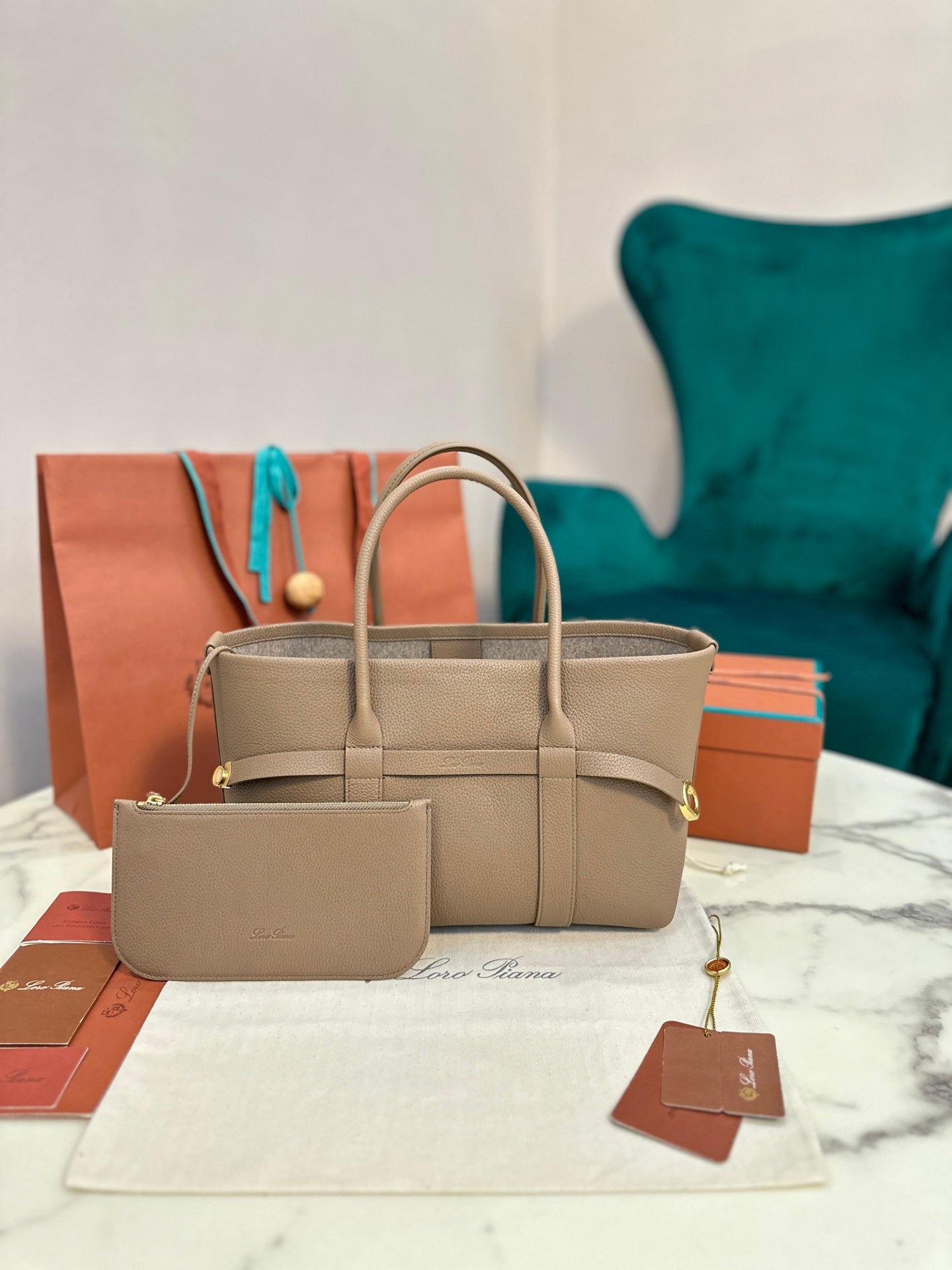 Structured Leather Bag
