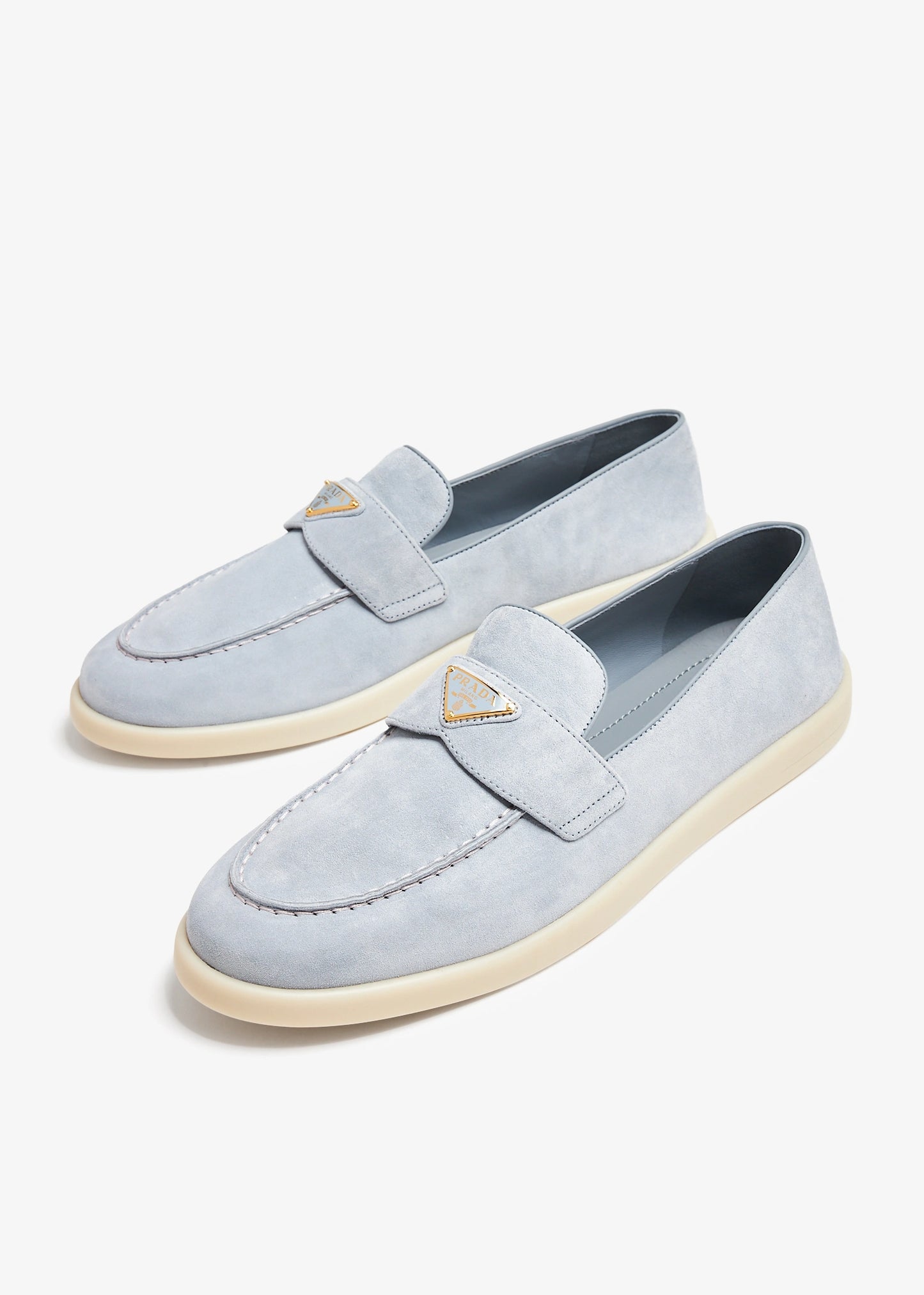Brown - Lake Blue Suede loafers