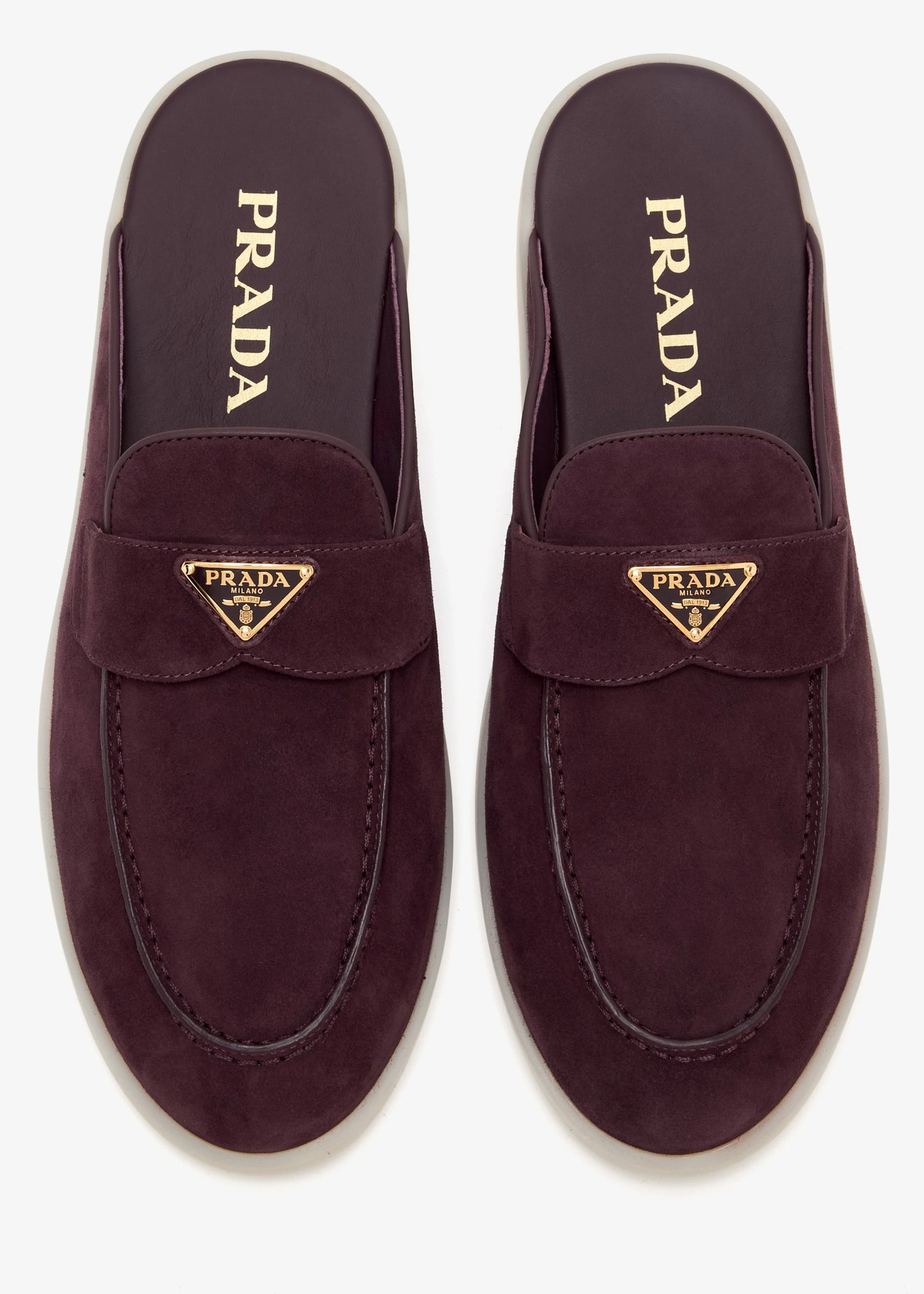 Suede mules