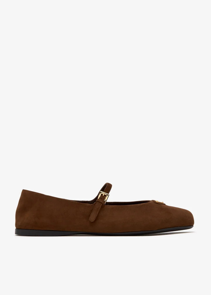 Suede Ballerinas