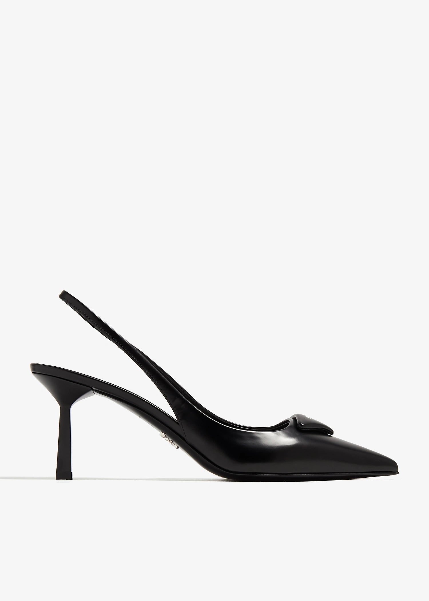 Brushed leather slingback pumps – Elegant Boutique