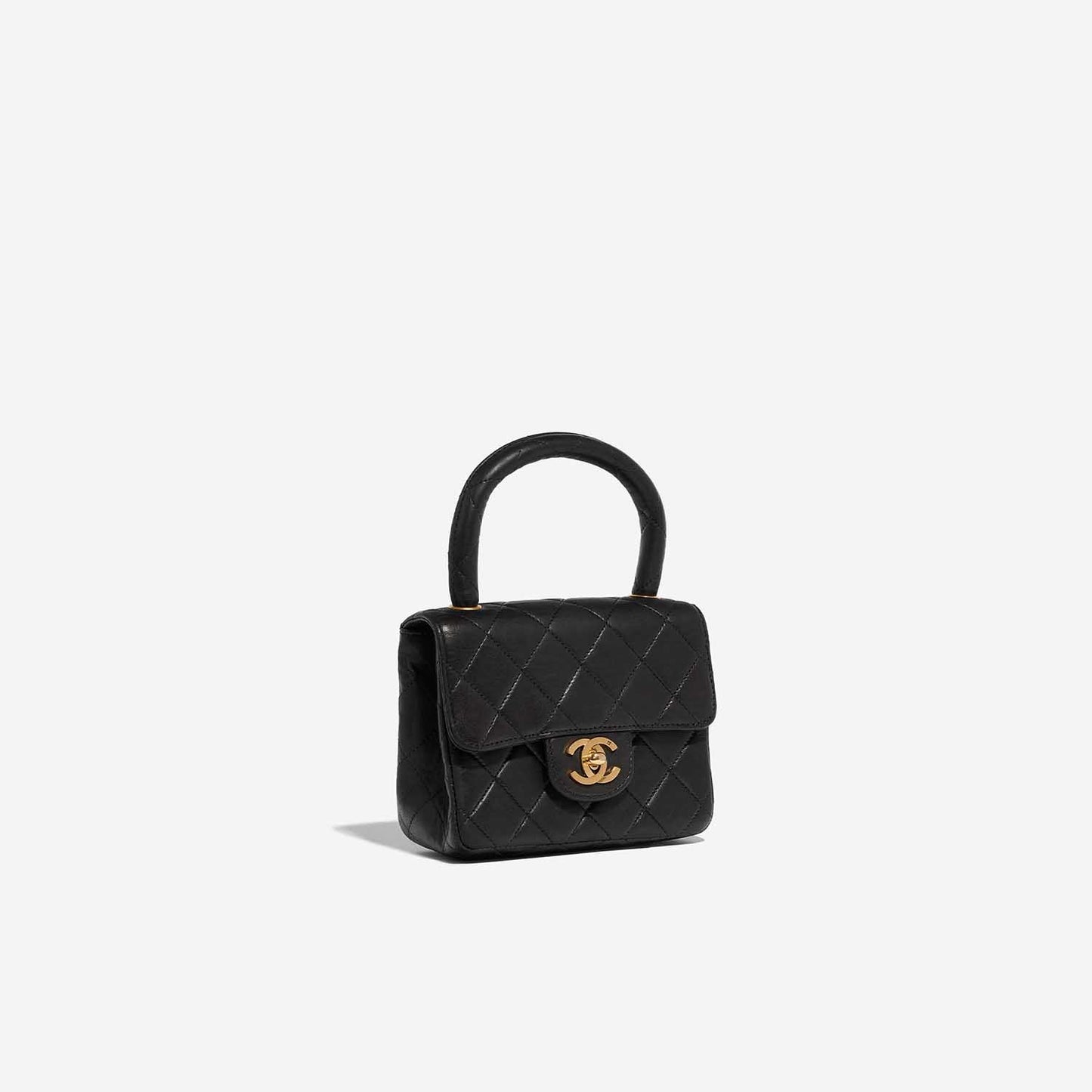 Chanel Timeless Handle Small Lamb Black