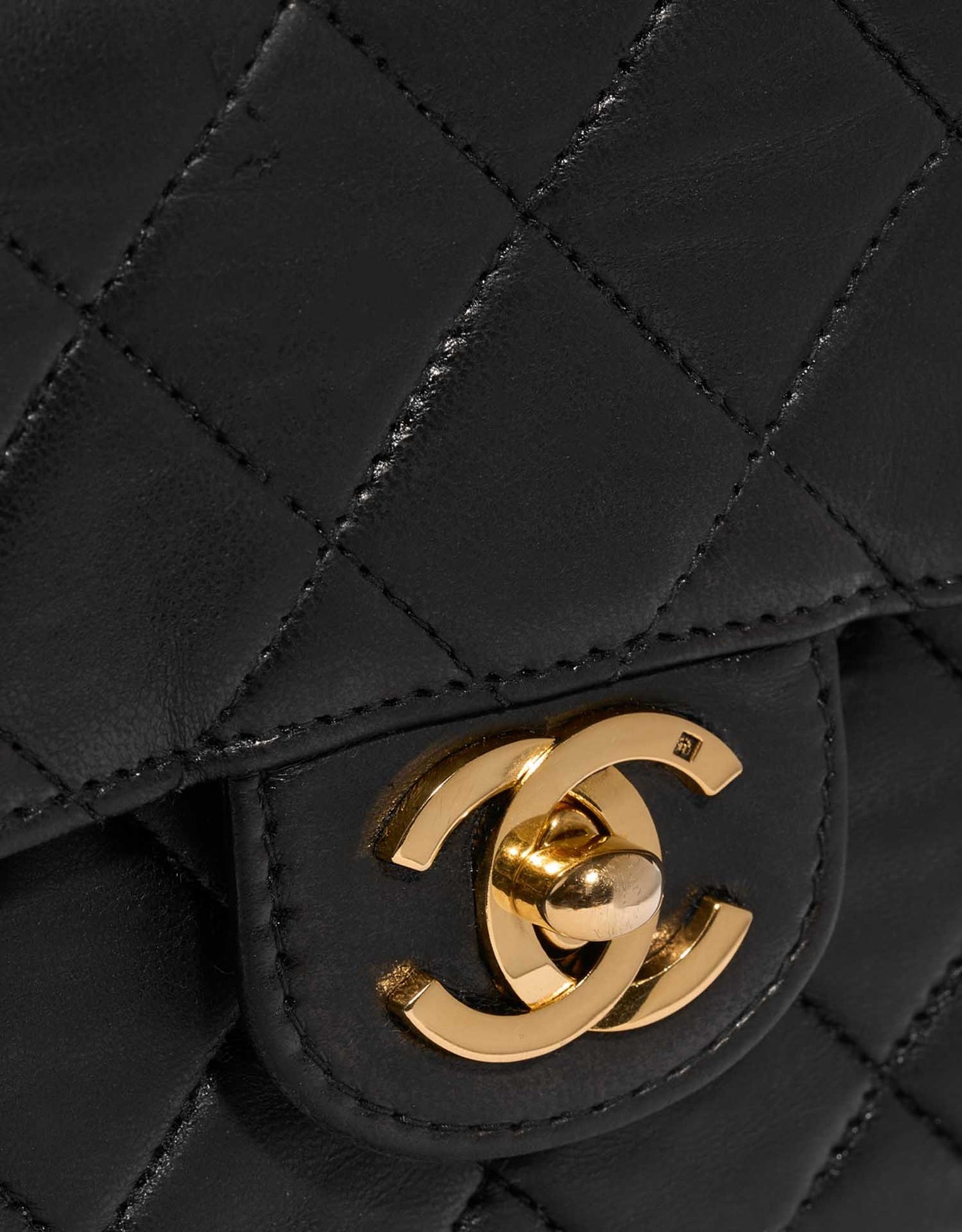 Chanel Timeless Handle Small Lamb Black