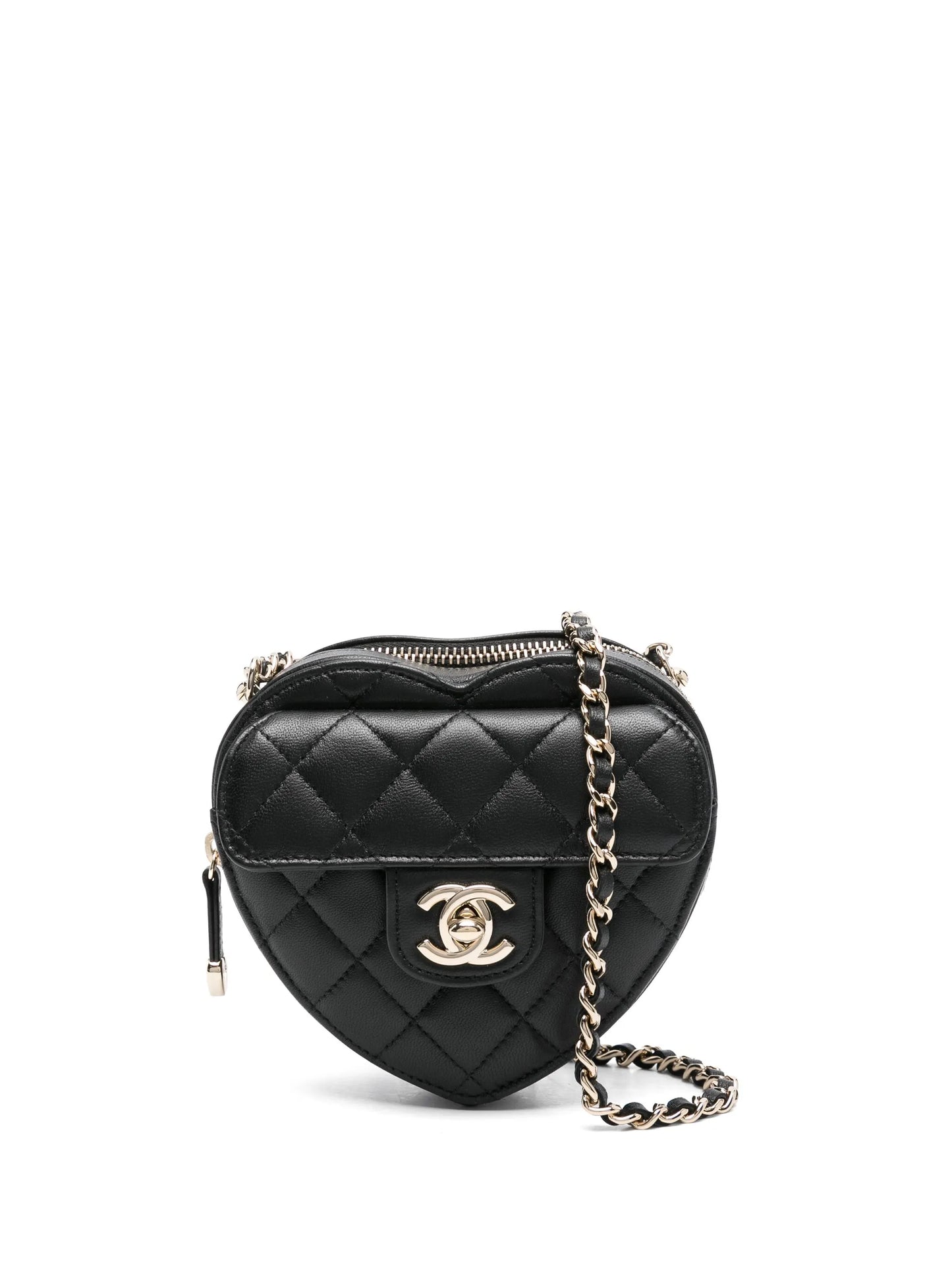 Chanel Heart cross body bag Small size