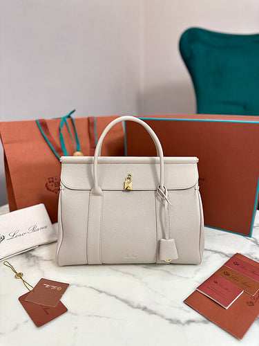Classic Flap-Top Leather Satchel