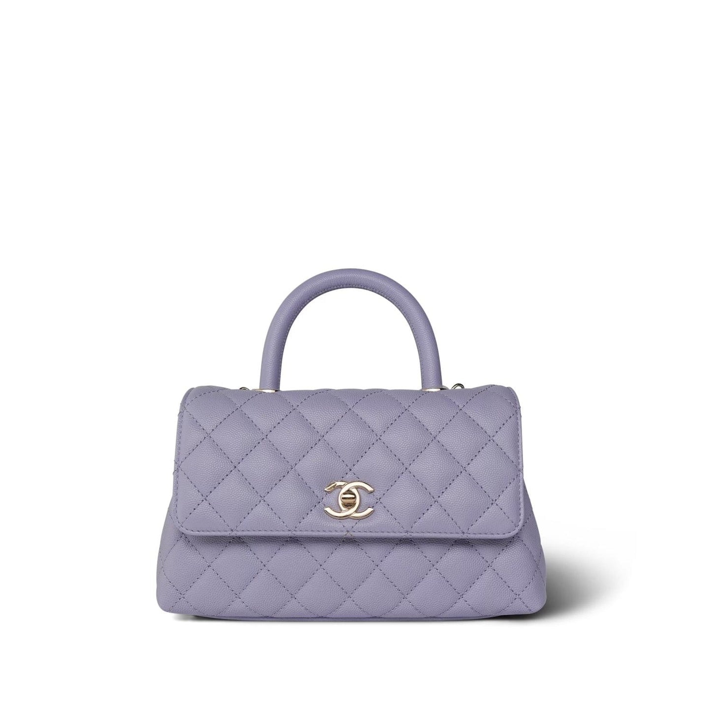 Chanel Caviar Quilted Coco Handle Small LGHW