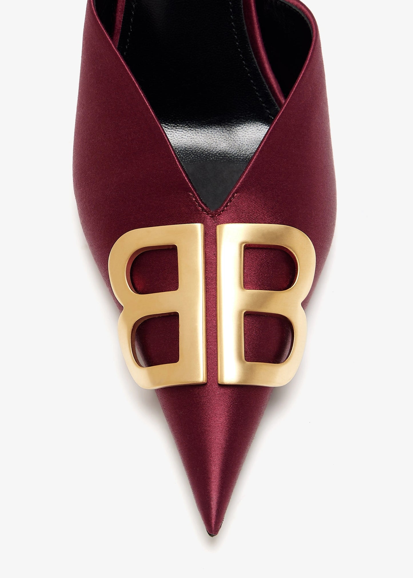 BALENCIAGA BB Square Knife Slingback Pumps