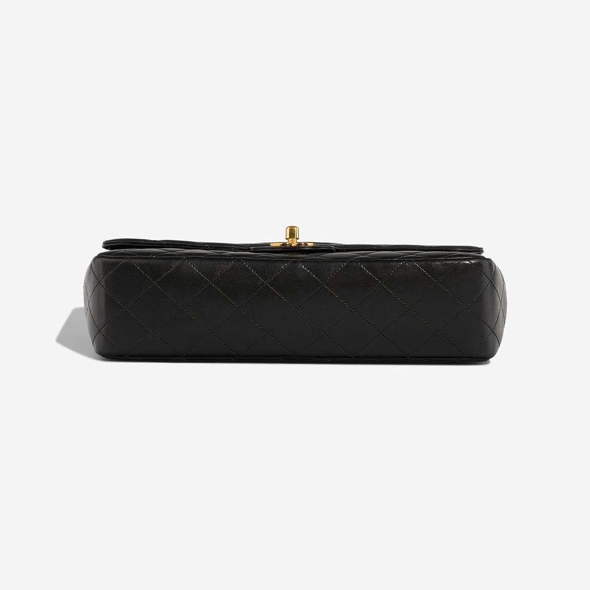 Chanel Black Quilted Lambskin Vintage Medium Classic Kelly