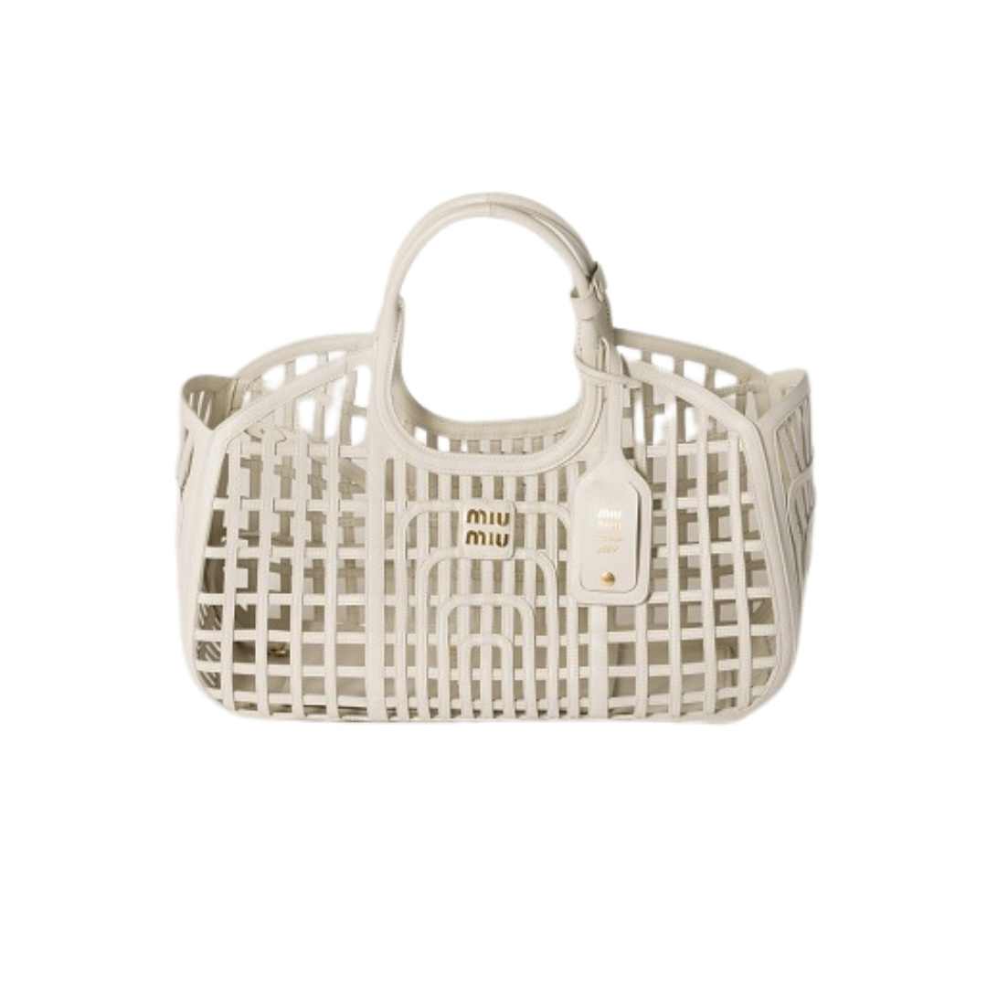Leather basket