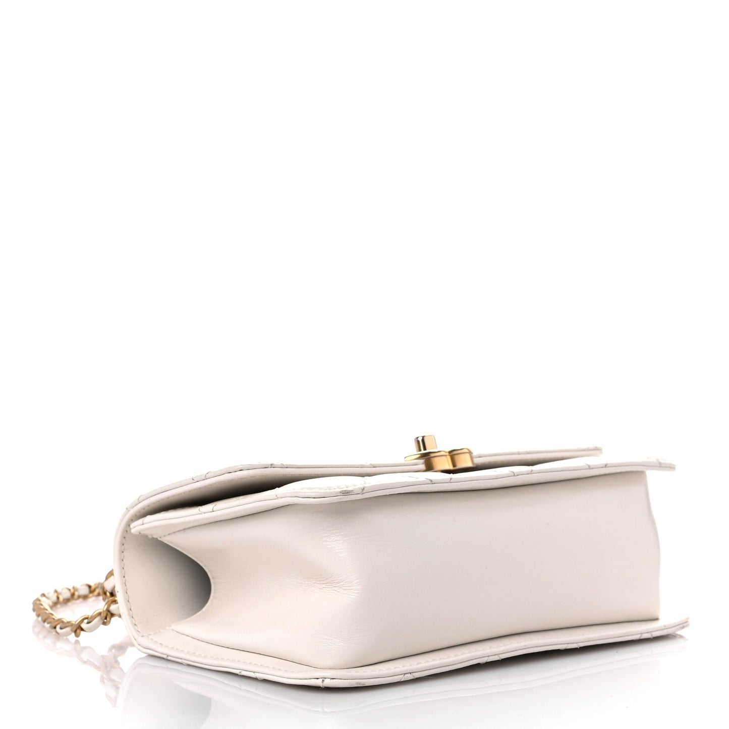 Chanel Calfskin Quilted Mini Perfect Fit Flap White