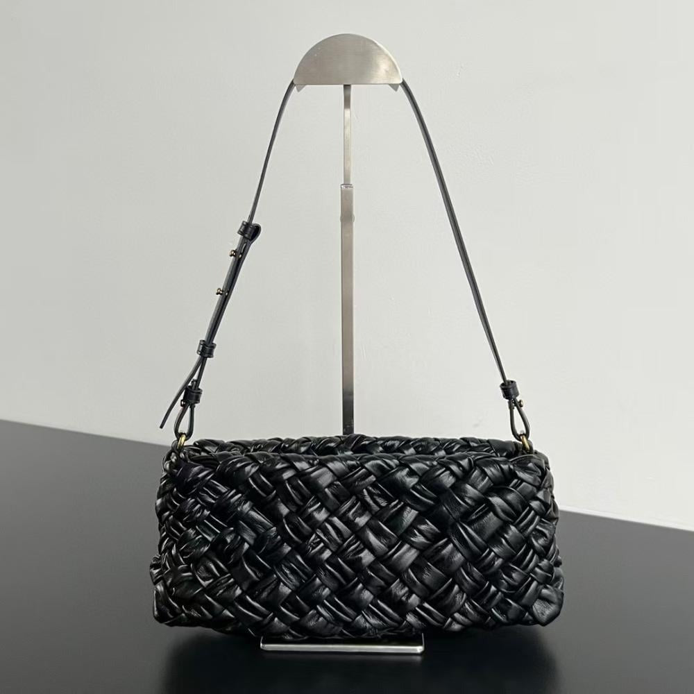 【関税&送料込】Bottega Veneta Black Leather Kalimero Cha-Ch Bottega Veneta Kalimero Cha-Cha – Elegant Boutique