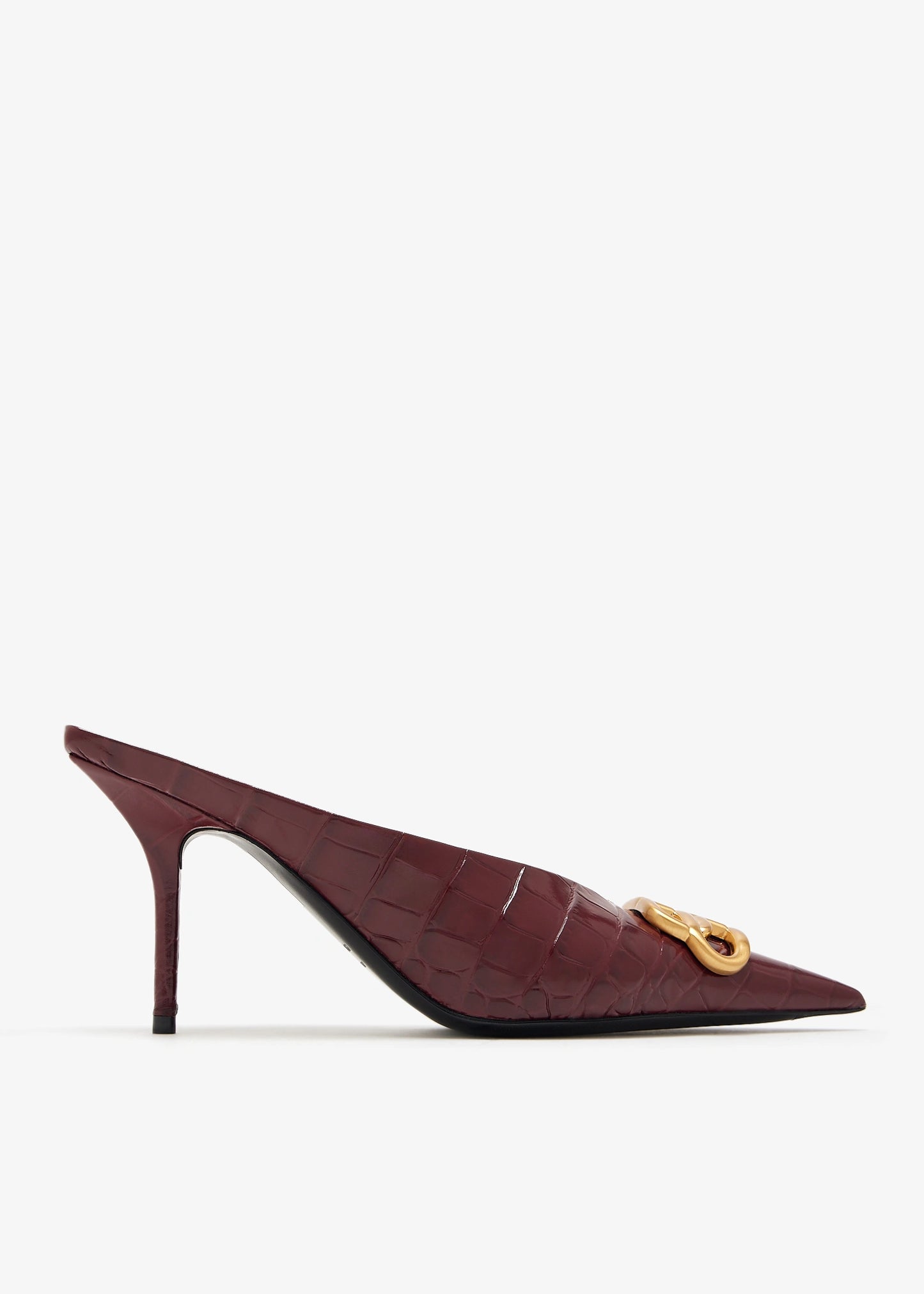BALENCIAGA BB Square Knife Mules