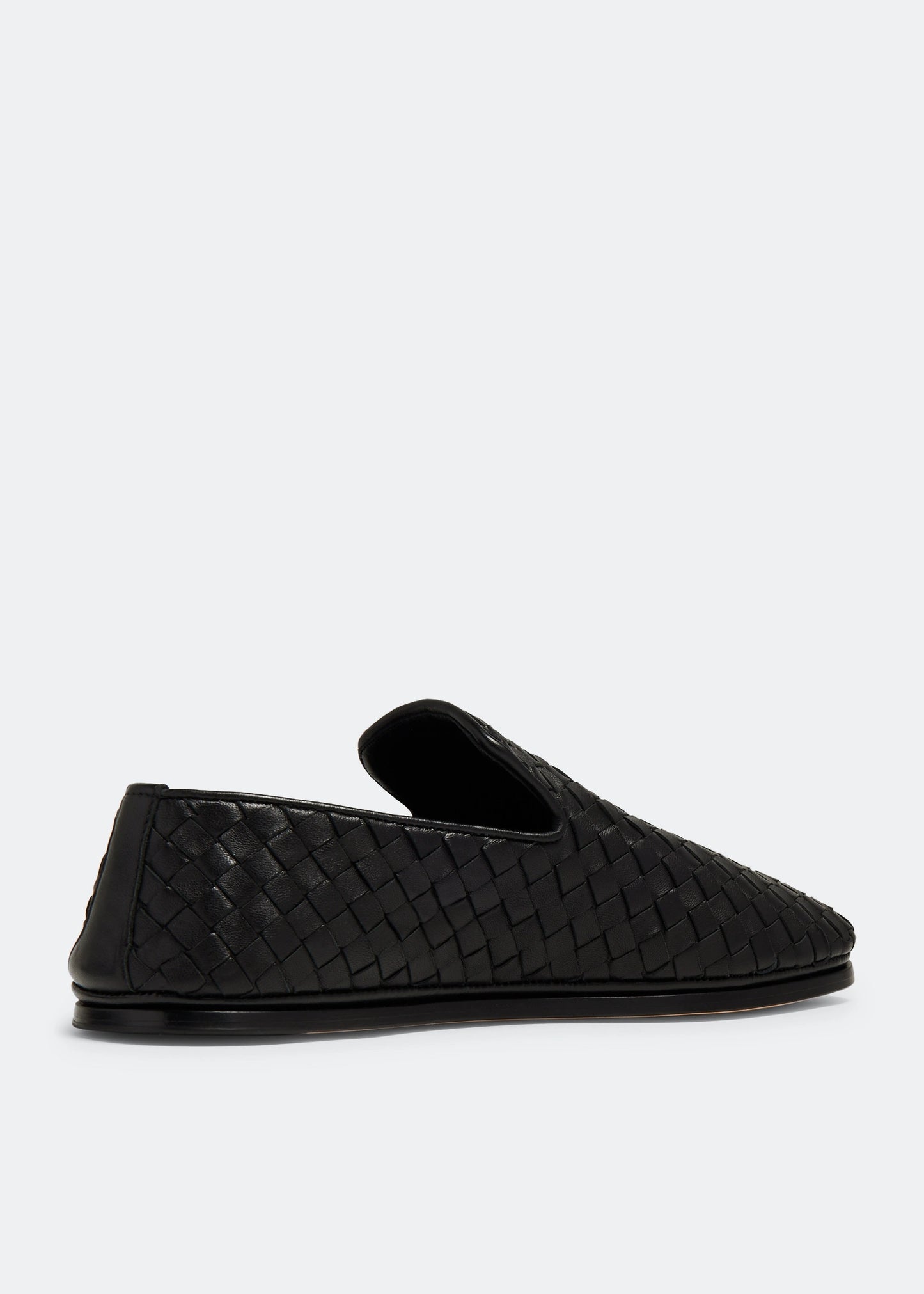 BOTTEGA VENETA Intrecciato leather slippers