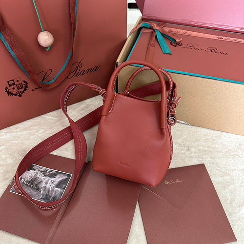 Compact Bucket-Style Crossbody Bag