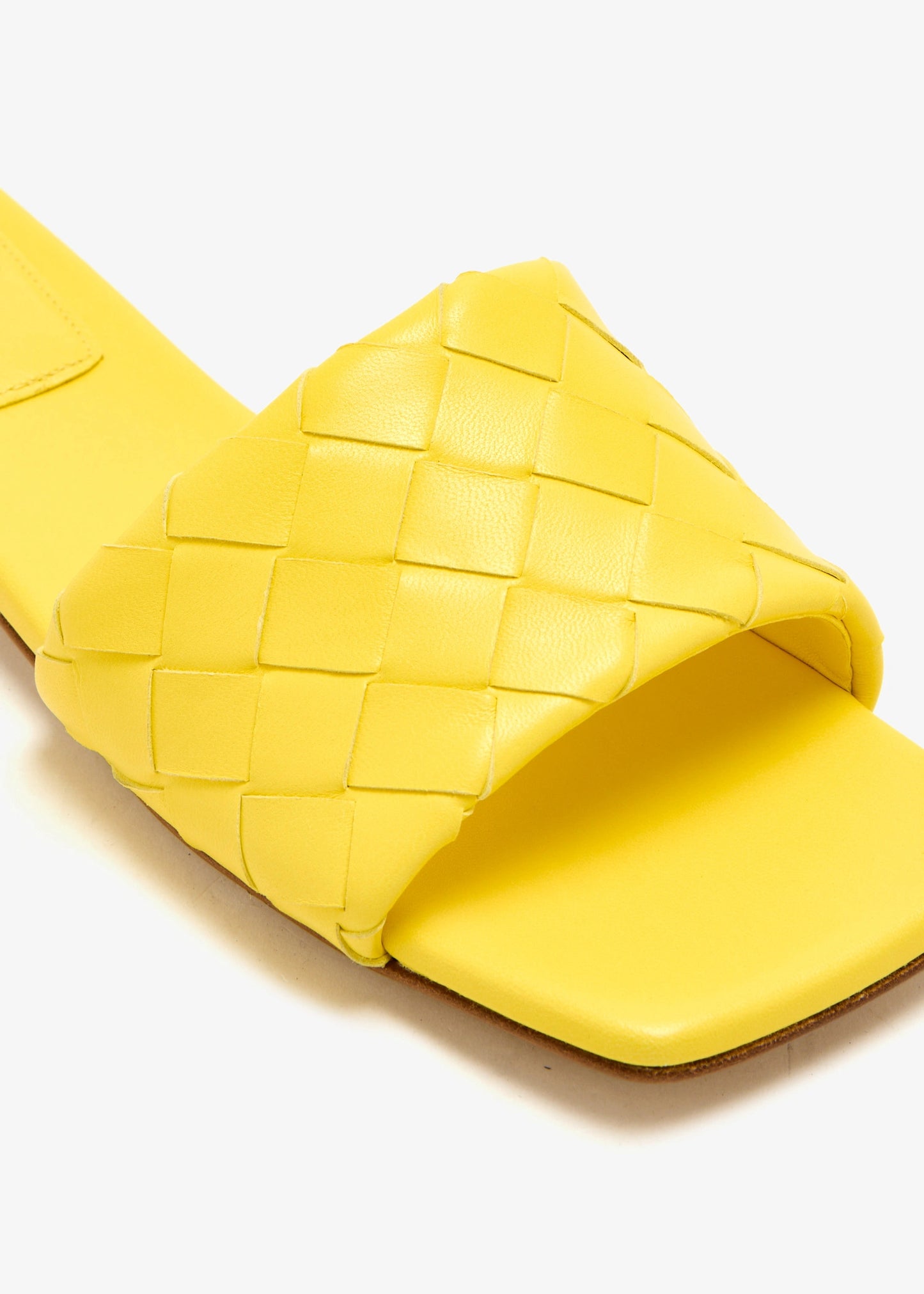 Yellow - Cream BOTTEGA VENETA Parco flat mules