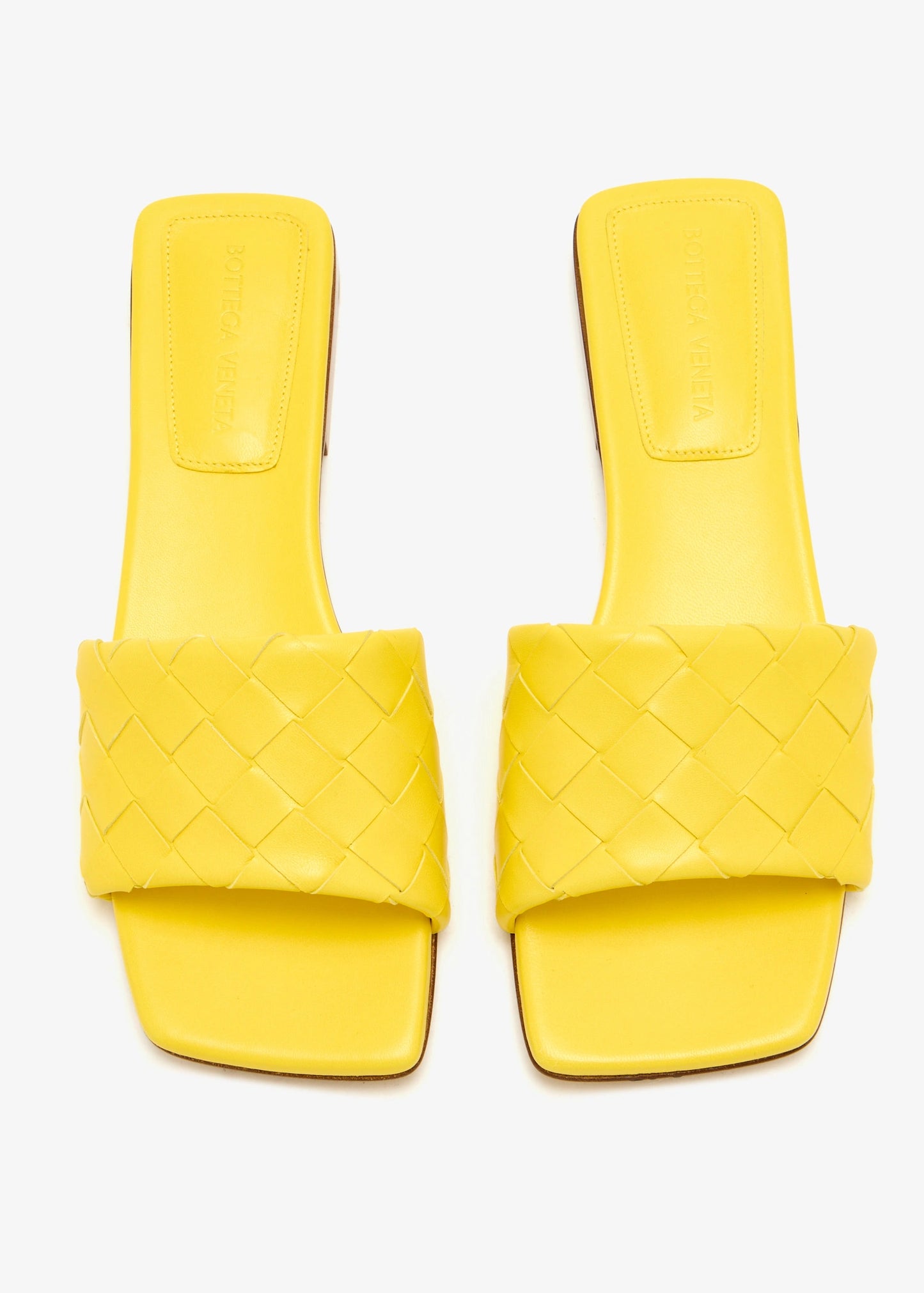 Yellow - Cream BOTTEGA VENETA Parco flat mules