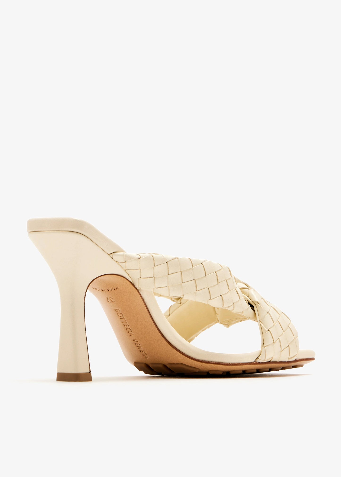 Cream BOTTEGA VENETA Riva mules