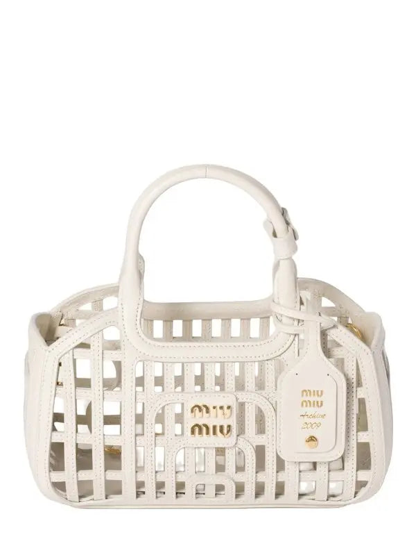 Leather basket