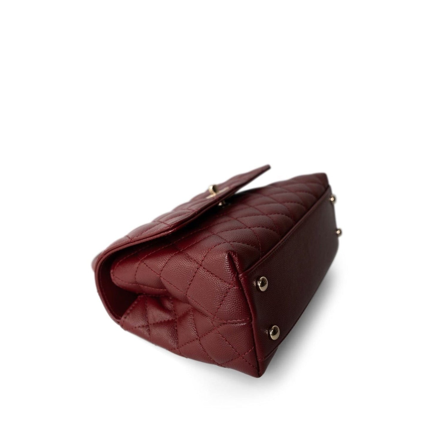 Chanel Caviar Quilted Coco Handle Small LGHW