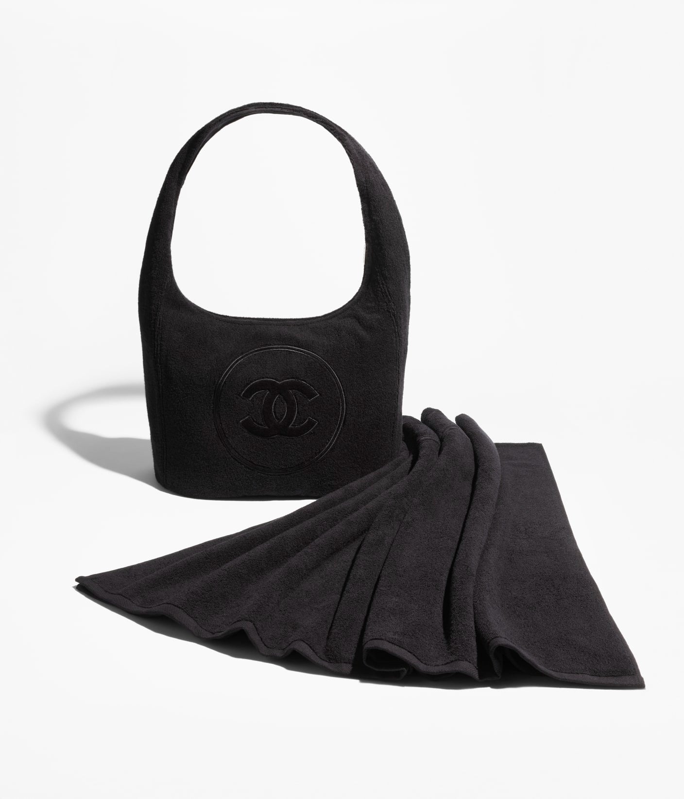 Chanel Beachwear Set Cotton Black