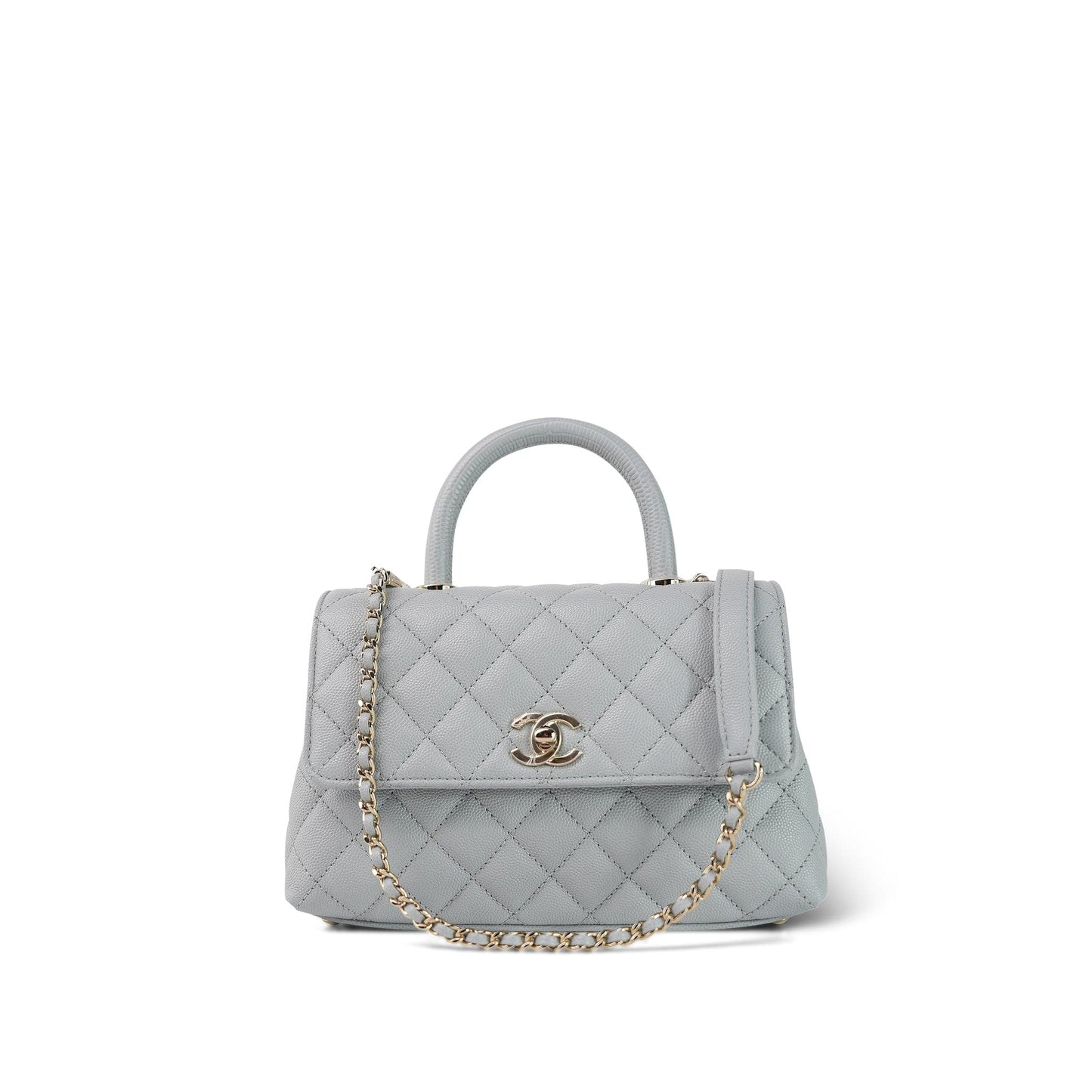 Chanel Caviar Quilted Coco Handle Small LGHW