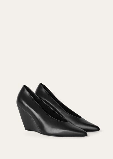 Viola High Wedge Pump Calfskin