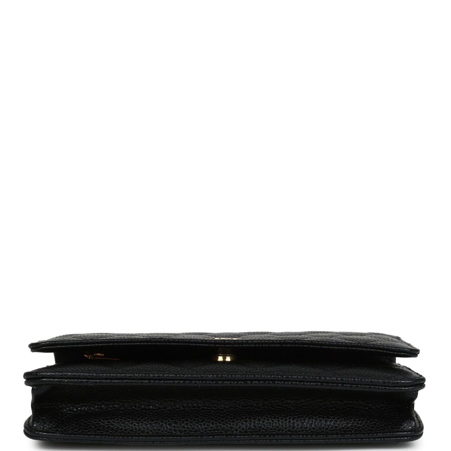 Chanel Wallet On Chain WOC Black Caviar Gold Hardware