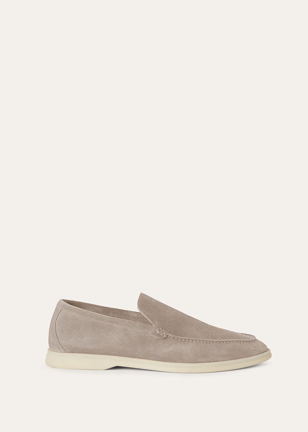 Classic Beige - Gull Gray LORO PIANA Summer Walk Loafer