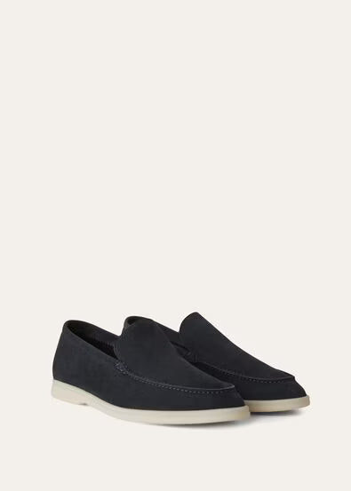 Caviar - Cobalt Ink LORO PIANA Summer Walk Loafer