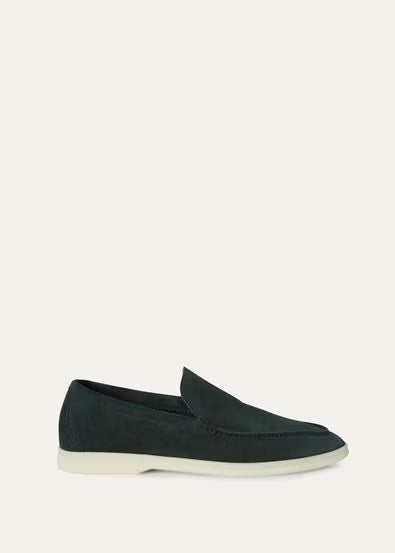 Dark Green - Dijon Mustard Yellow LORO PIANA Summer Walk Loafer
