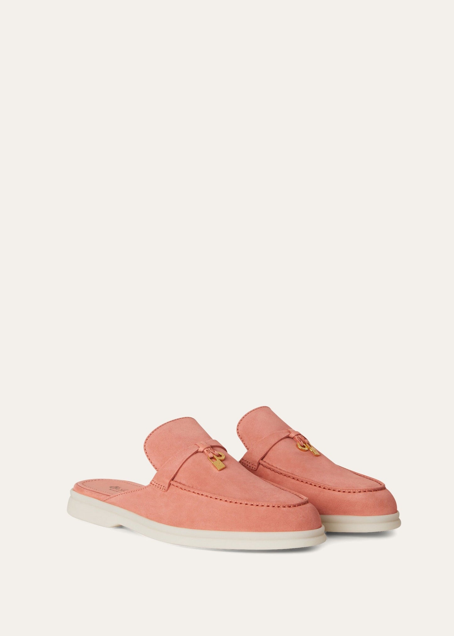 Saffron Tea - Orange Flame Babouche Charms Walk Loafer Suede
