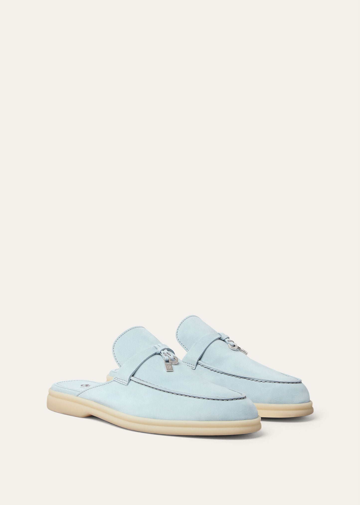 Saffron Tea - Orange Flame Babouche Charms Walk Loafer Suede