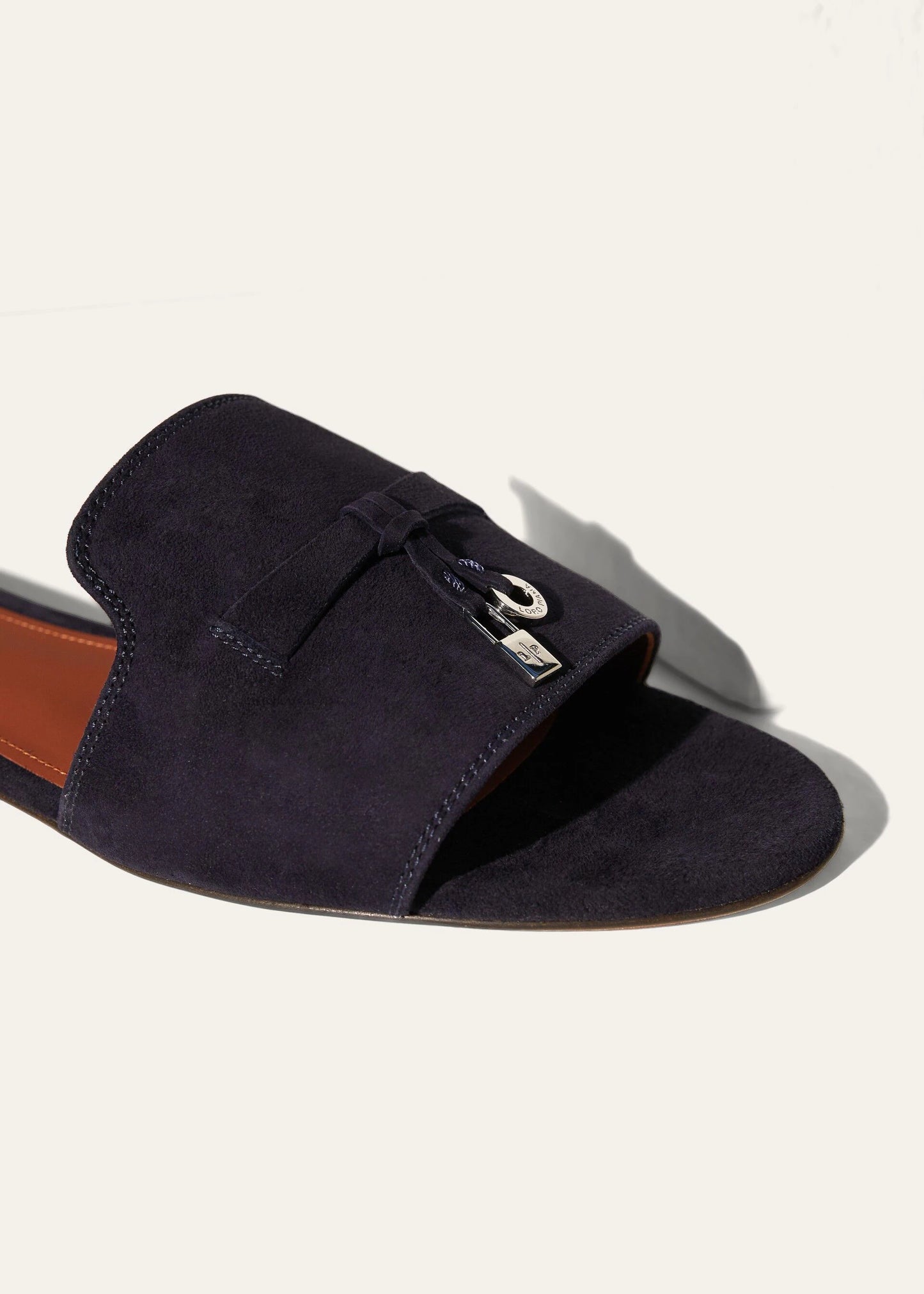 Navy Blue - Fireplace Summer Charms Sandal Suede Goatskin