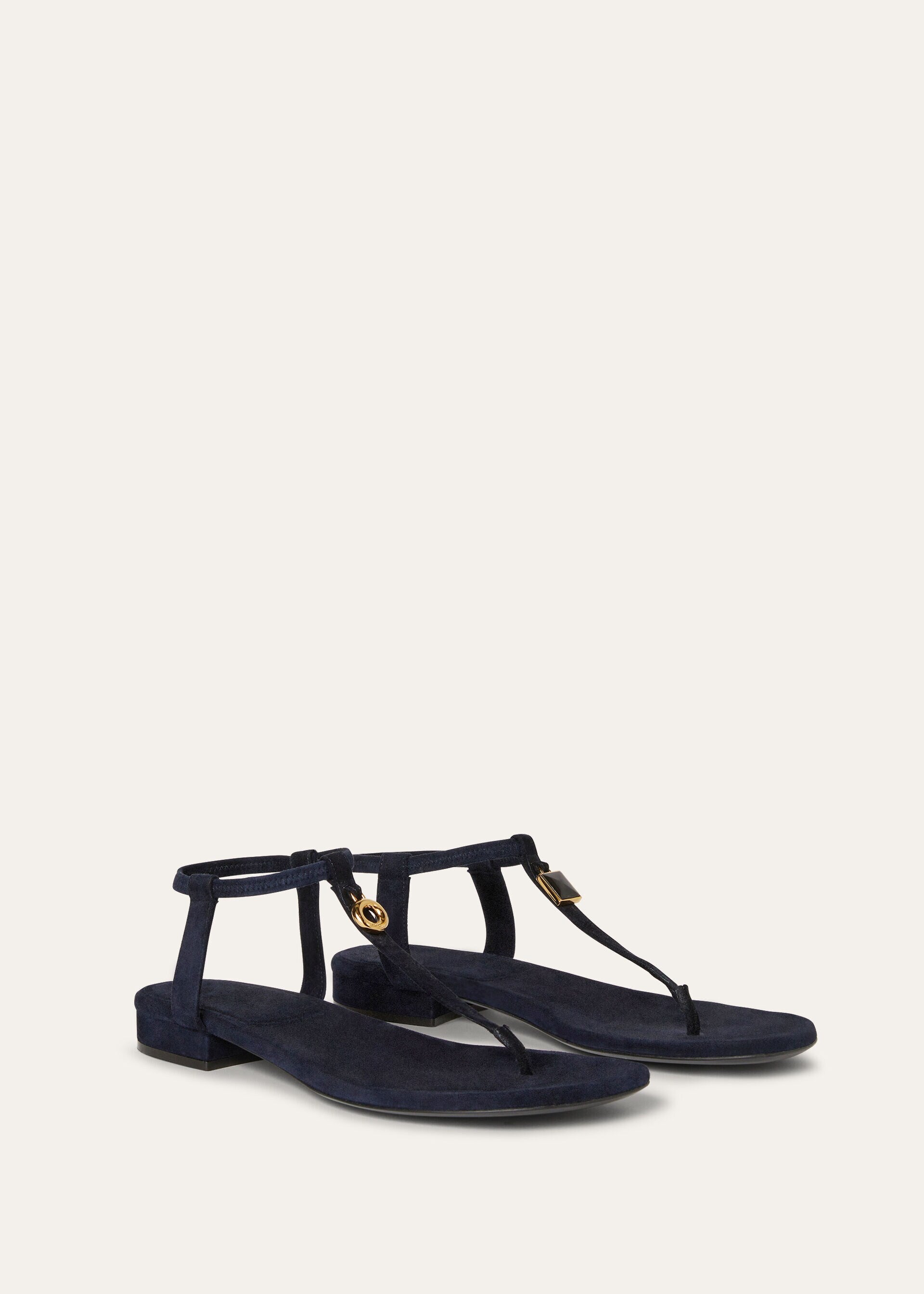 【COLOR iN ID】suede round sandle Plus Size Footwear | Fashionable Metallic Twin Strap Sandal