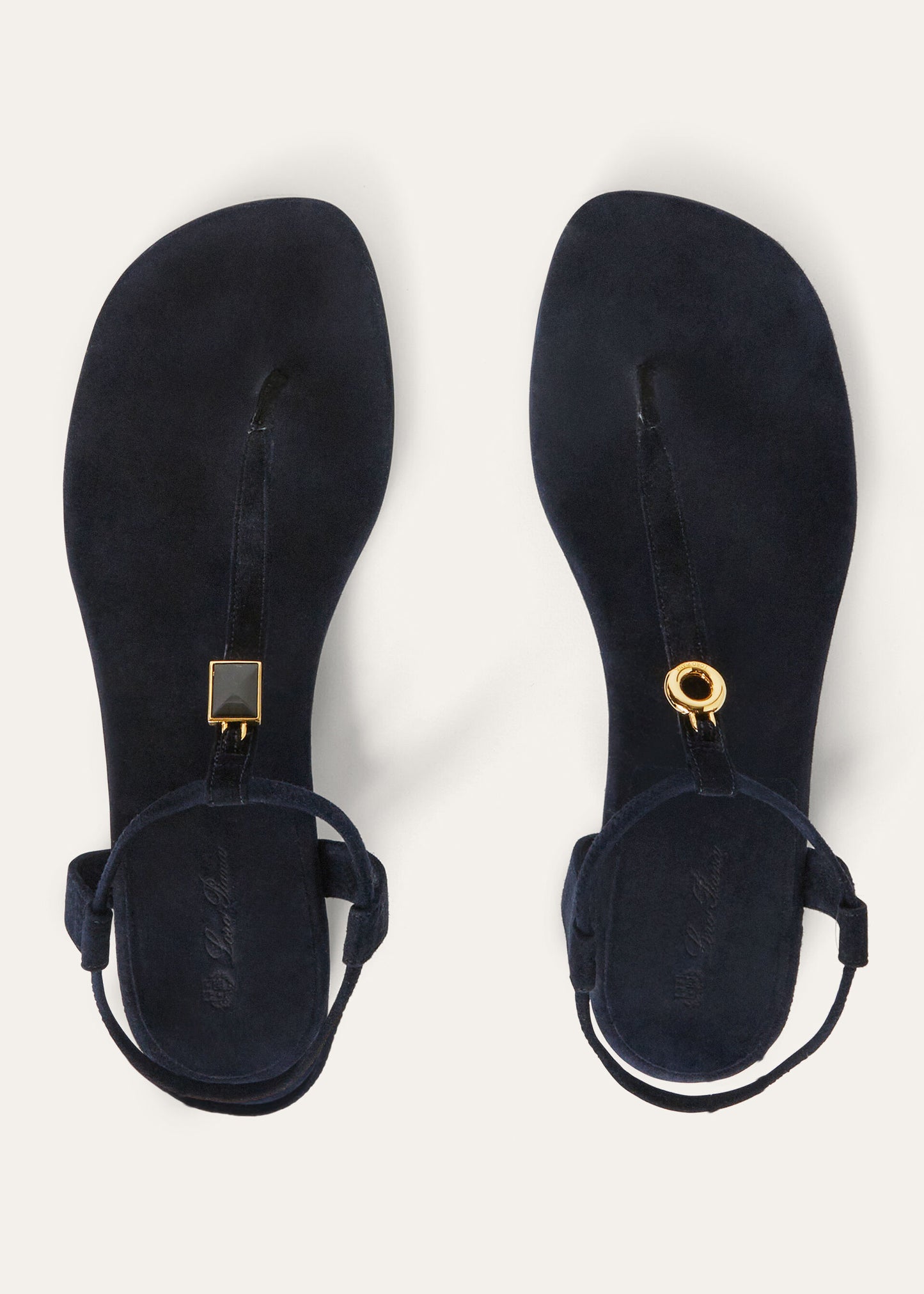 Navy Blue - Kyoto Orange Mindil Sandal Suede