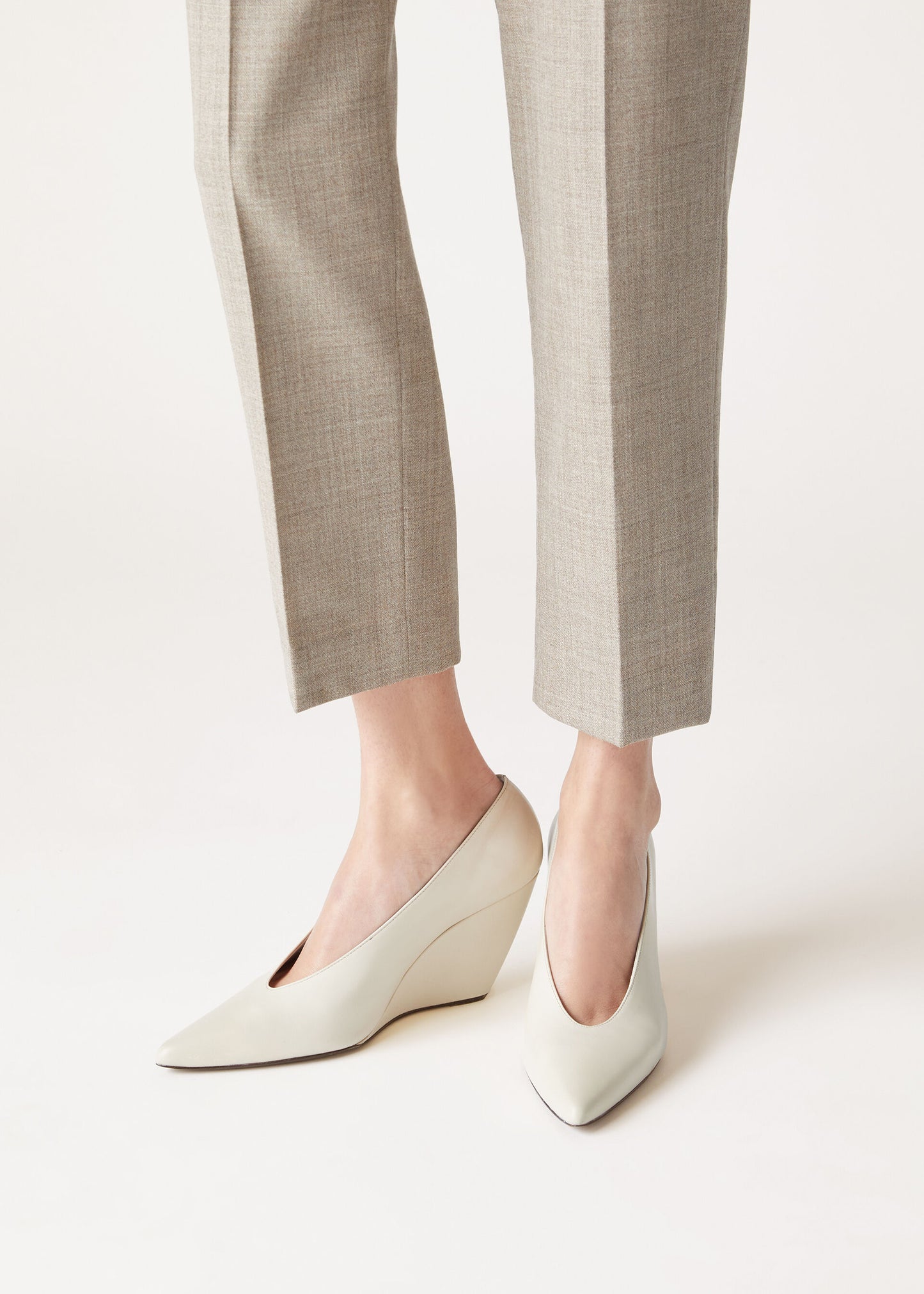Viola High Wedge Pump Calfskin