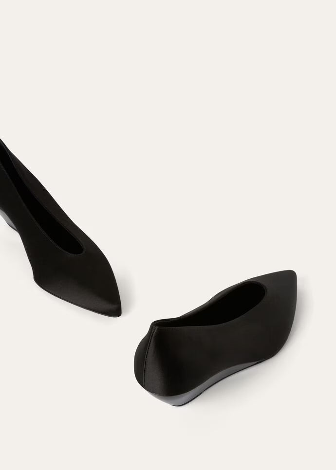 Viola Wedge Pump Viscose, Silk