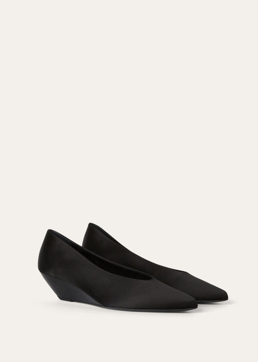 Viola Wedge Pump Viscose, Silk