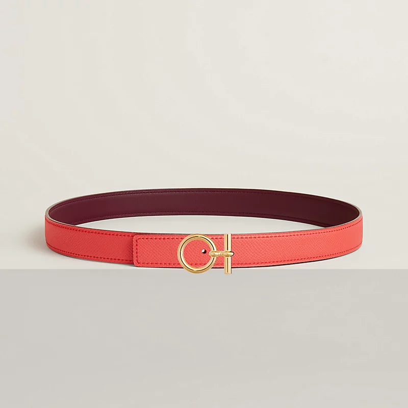 Flot belt Buckle & Hermès Sur Mer Reversible Leather Strap 24 MM