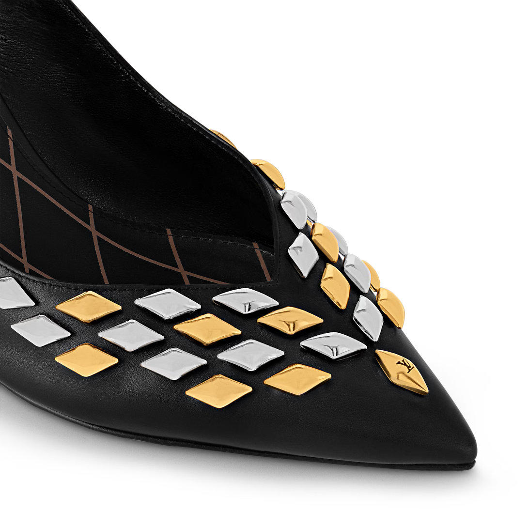 Gold Rush Slingback Pump