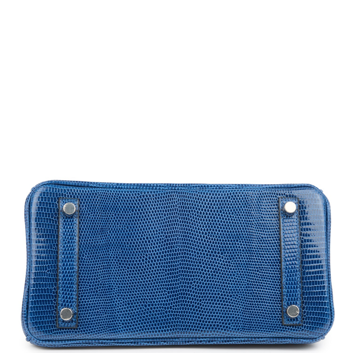 Birkins 25 Bleu Saphir Niloticus Lizard Palladium Hardware