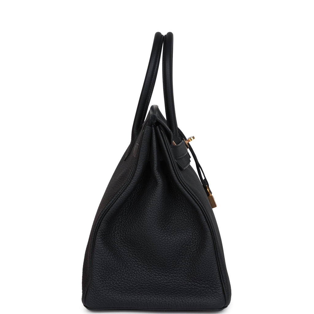 Birkin 35 Black Togo Rose Gold Hardware