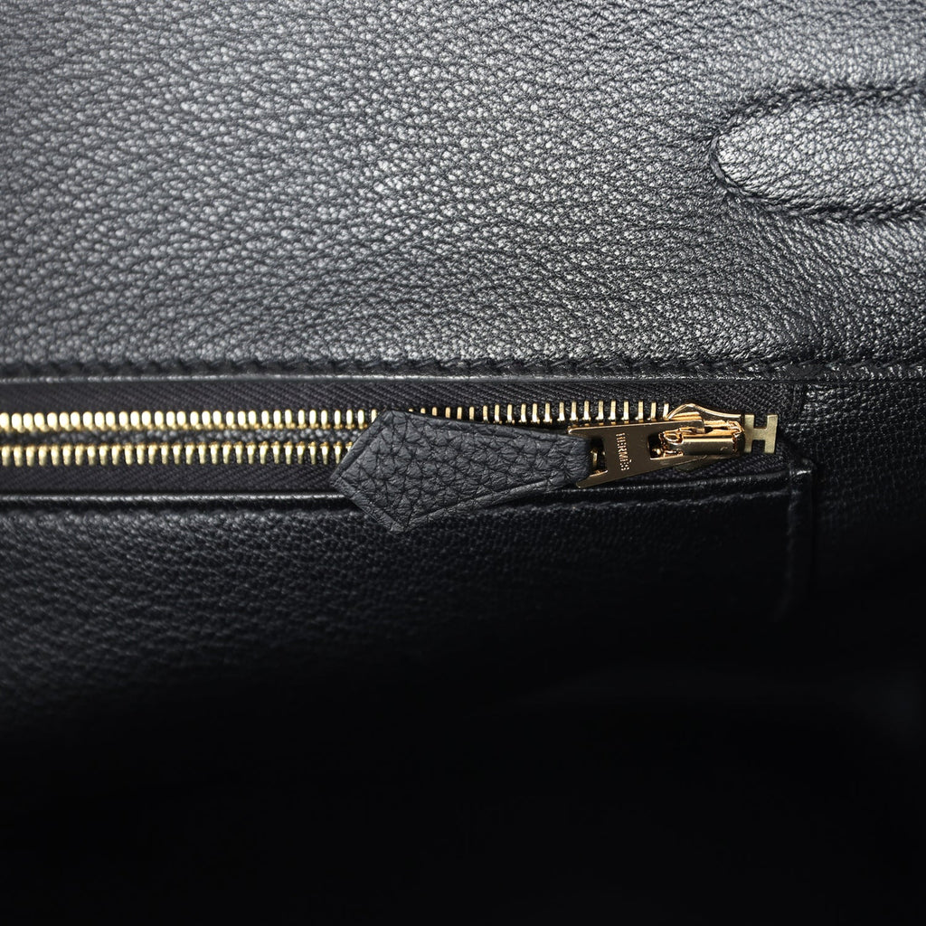 Birkin 35 Black Togo Rose Gold Hardware