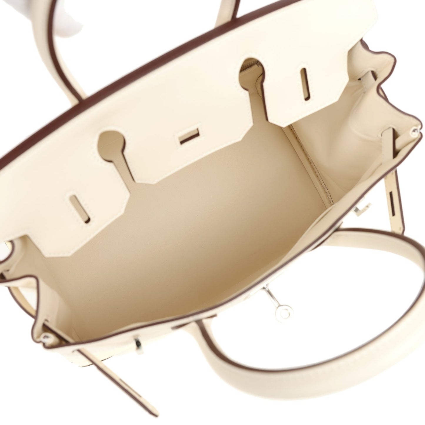 Birkin 30 Nata Swift and Jaune Poussin Toile H Canvas Palladium Hardware