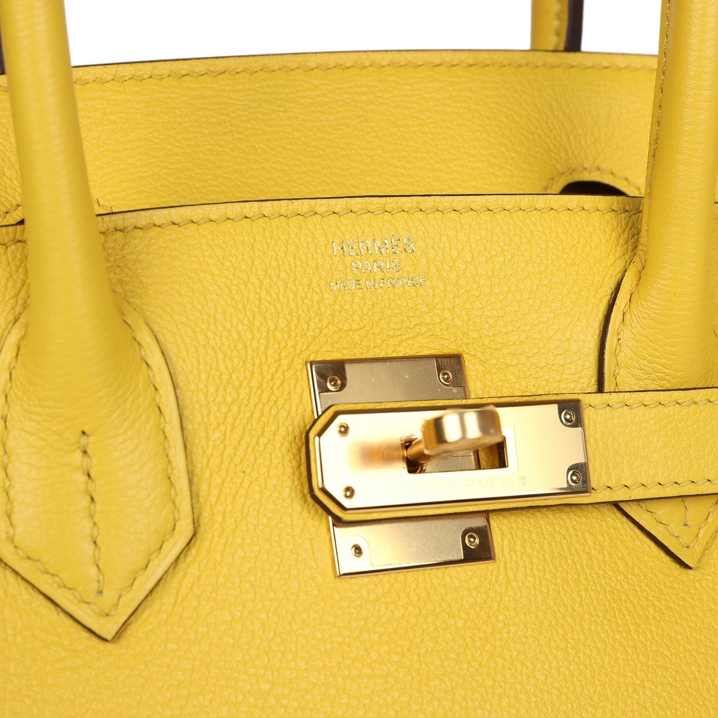 Birkin 30 Jaune de Naples Novillo Gold Hardware