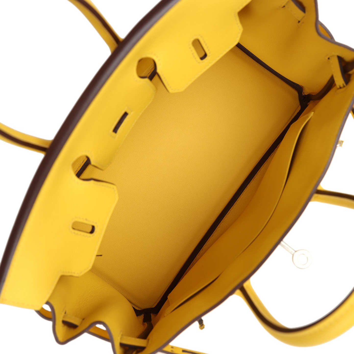 Birkin 25 Jaune de Naples Swift Palladium Hardware