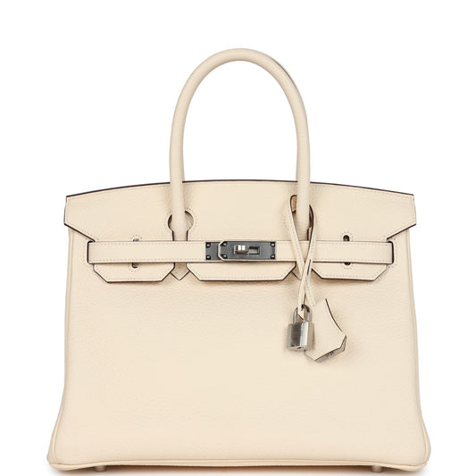 Birkin 30 Nata Clemence Palladium Hardware