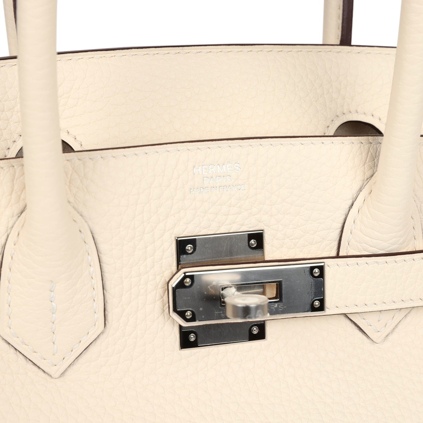 Birkin 30 Nata Clemence Palladium Hardware